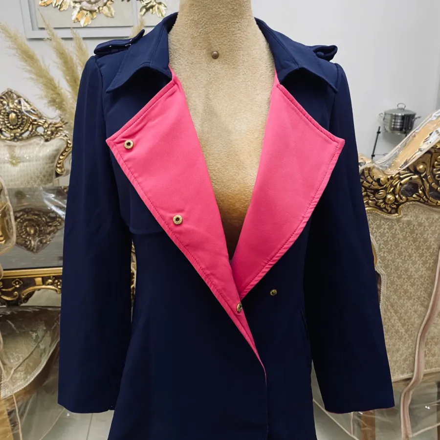 بارانی سرمه ای جنس خفن