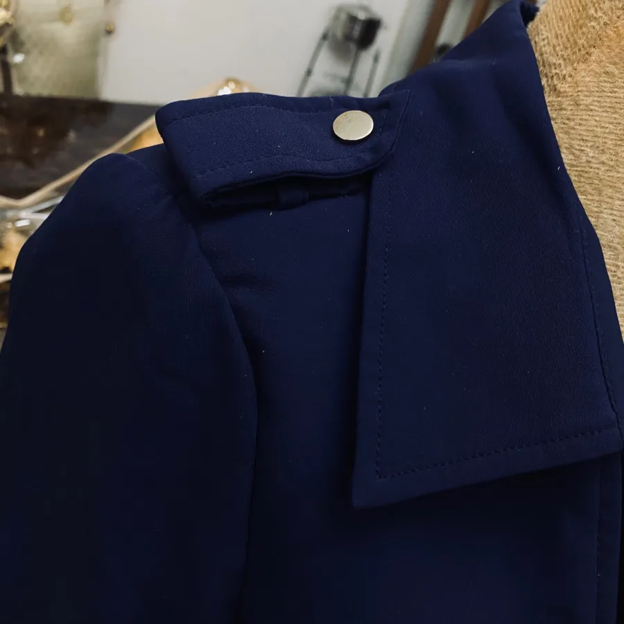 بارانی سرمه ای جنس خفن