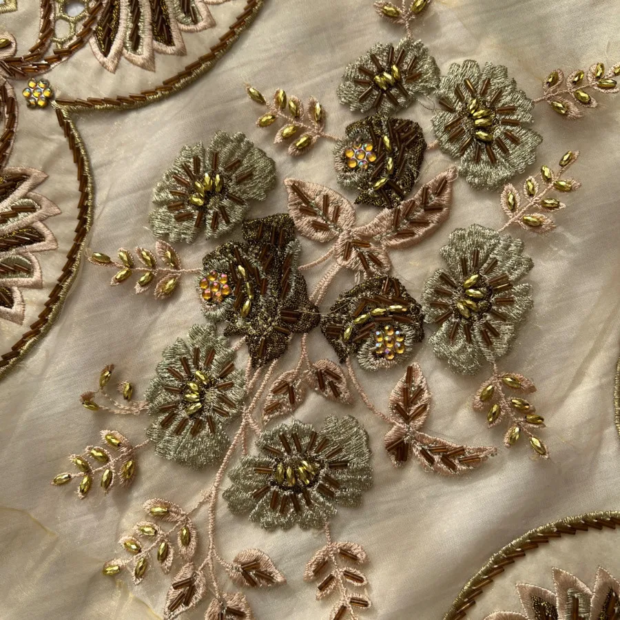 5تکه رومیزی سنگ دوزی شده