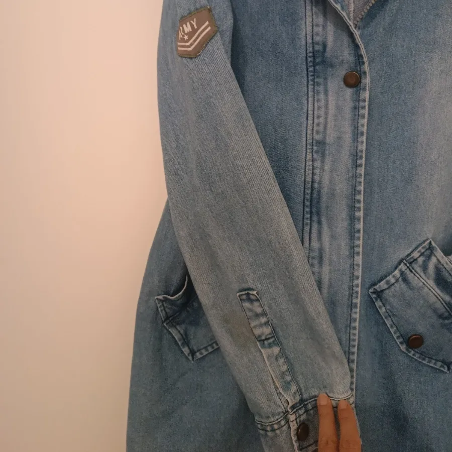 کت بلند یا مانتو جین ترک