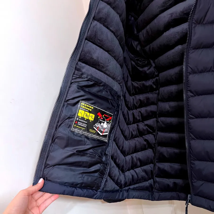 کاپشن سرمه ای ترک