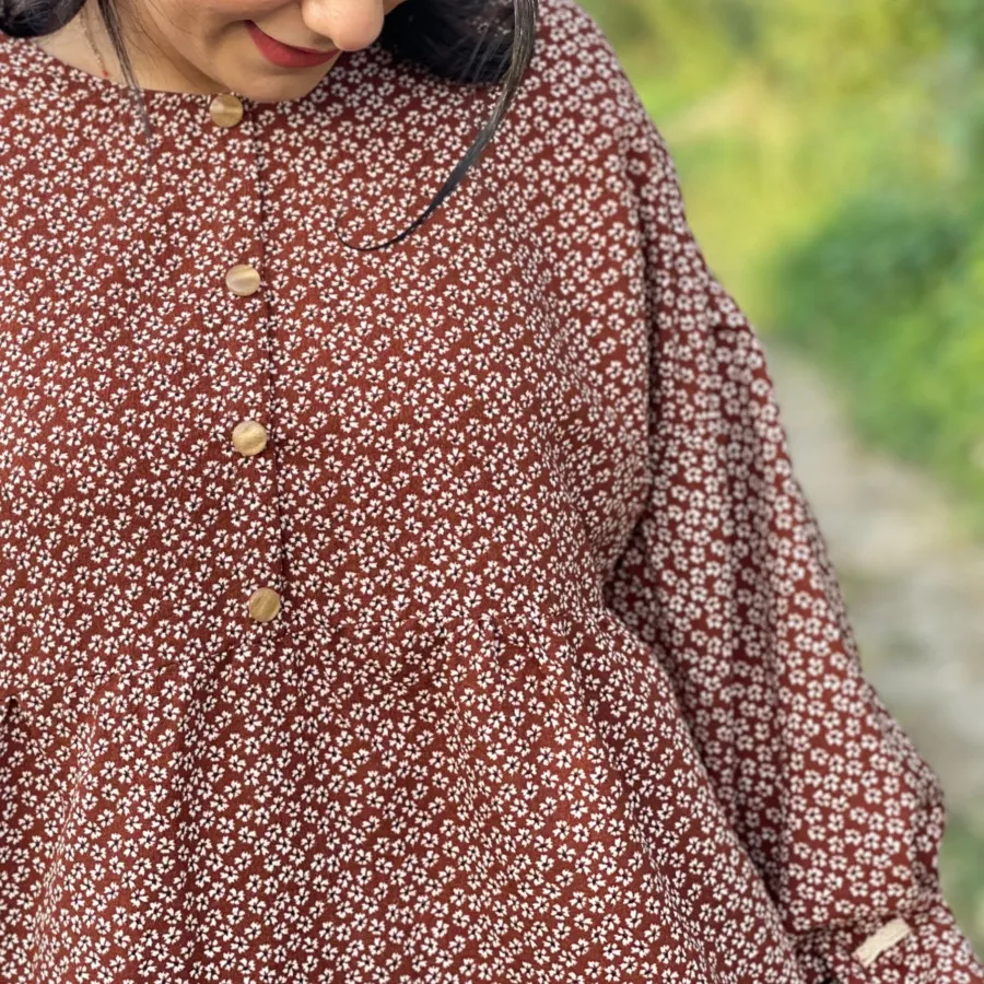 شومیز گل گلی