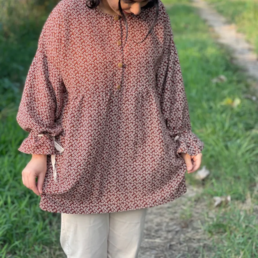 شومیز گل گلی