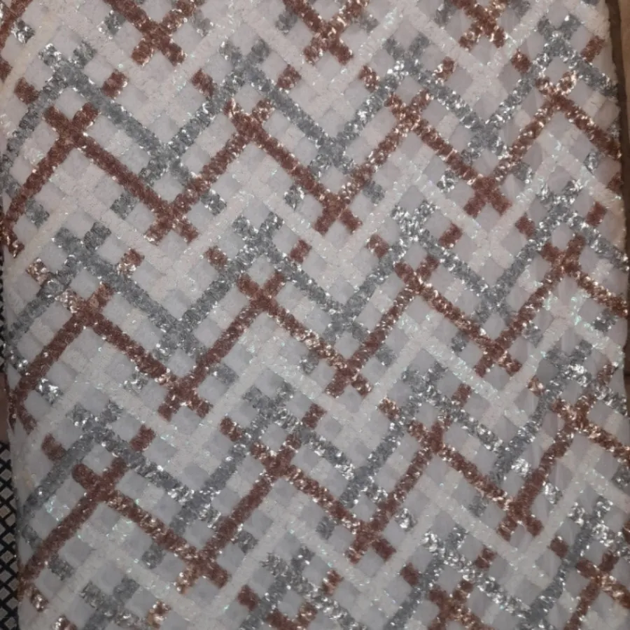 پارچه مجلسی پولک دوزی شده