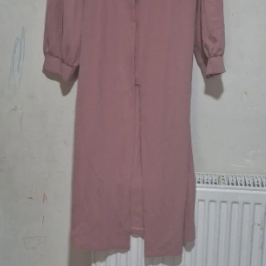 مانتو صورتی بلند