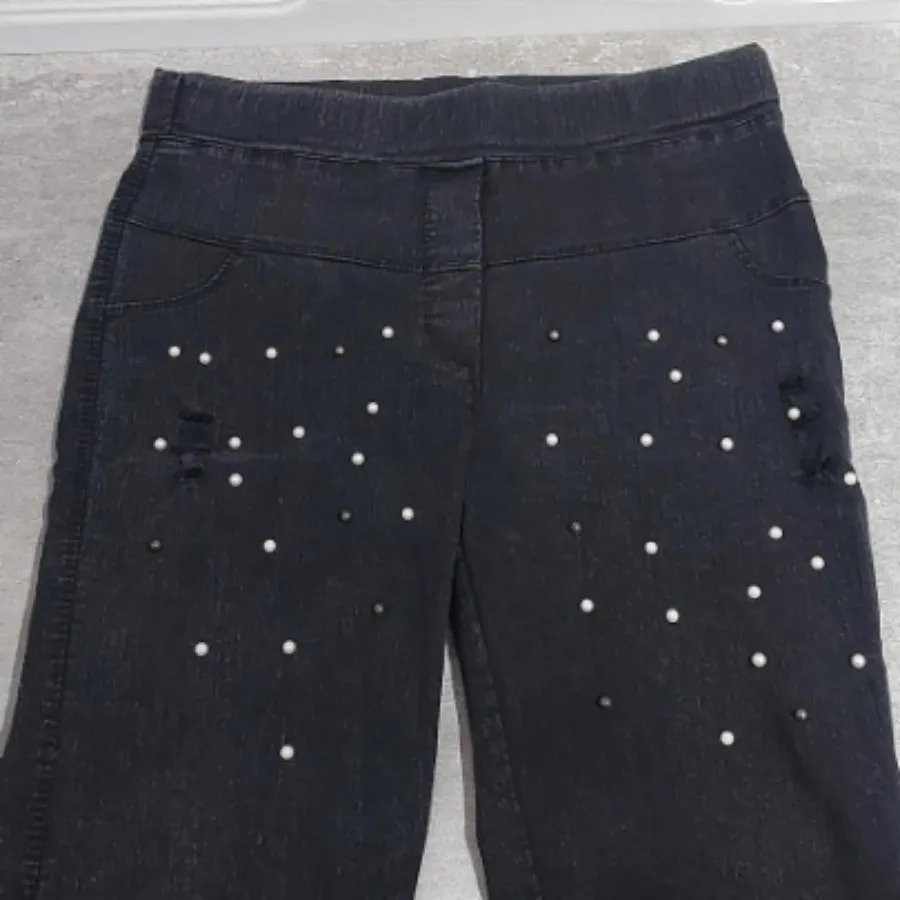 شلوار جین زغالی