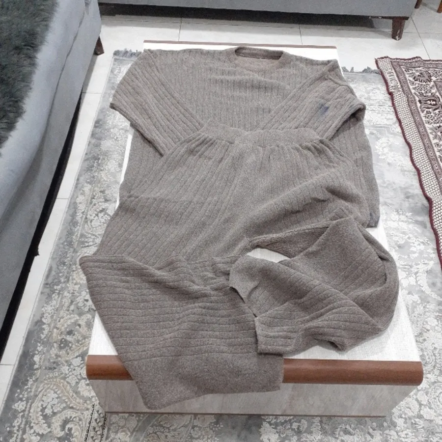 ست بلوز و شلوار بافت