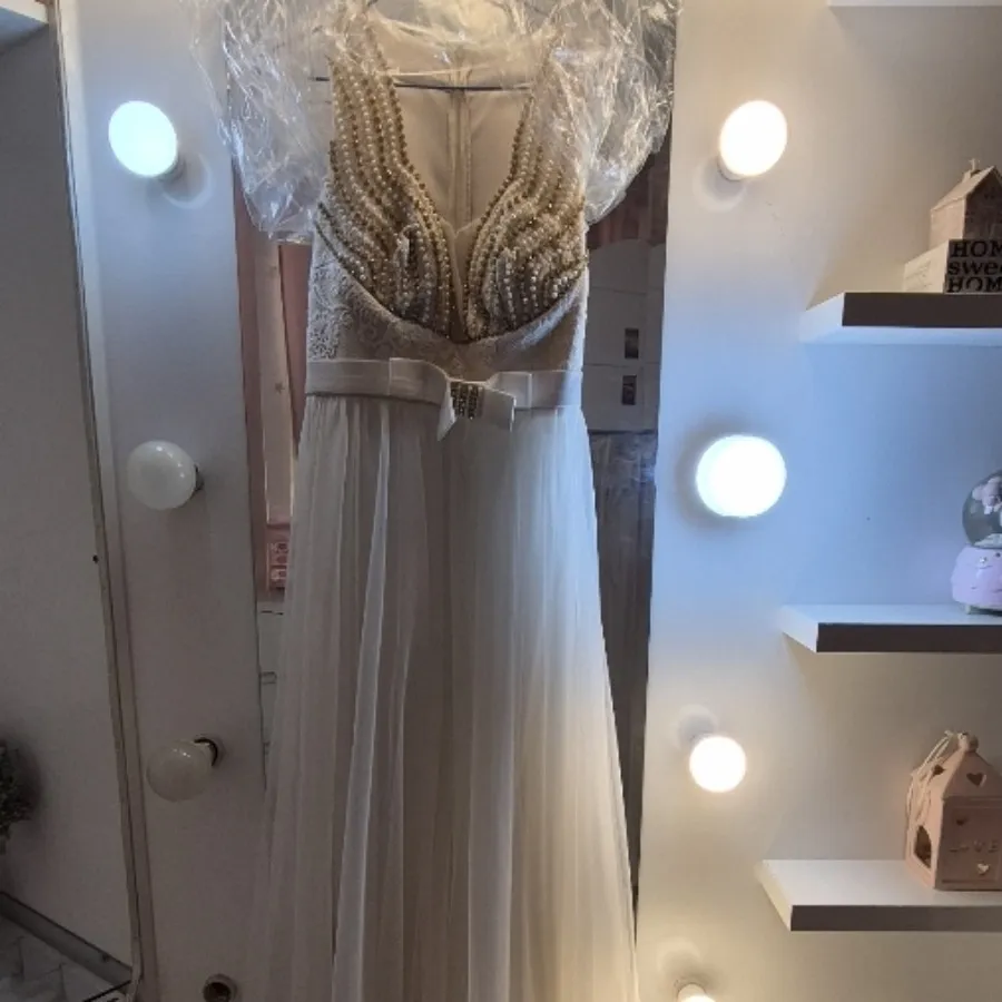 پیراهن مجلسی سفید