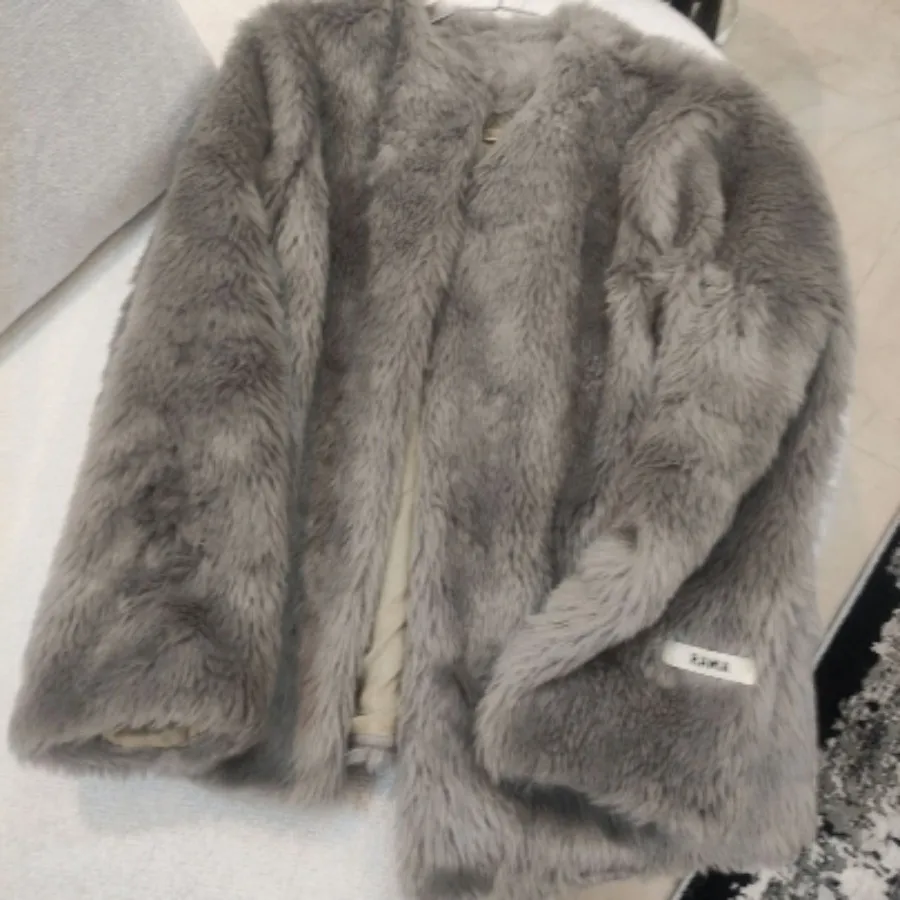 پالتو کت خز طوسی