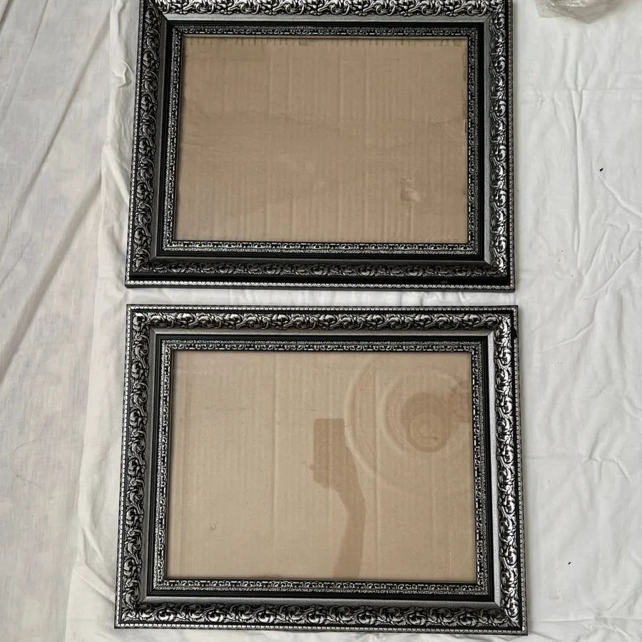 قاب جفت پلی استر نقره ای