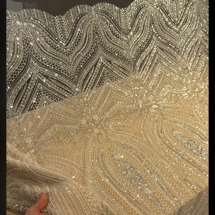 پارچه مجلسی تمام سنگدوزی