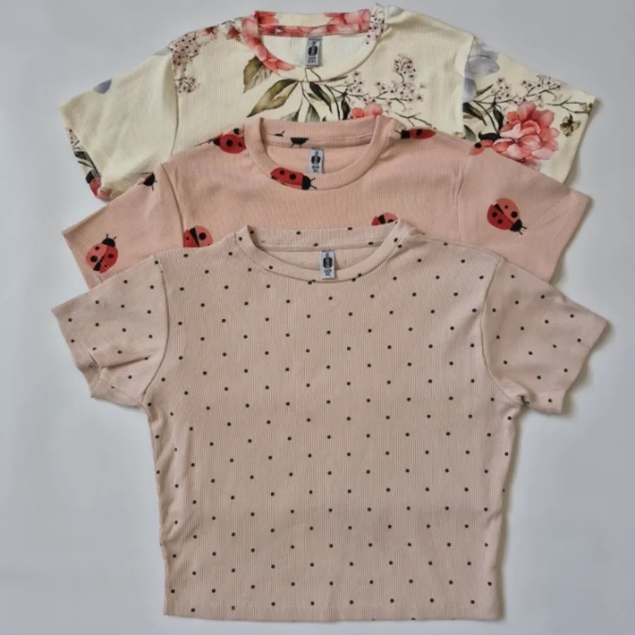 تیشرت کراپ خوش طرح