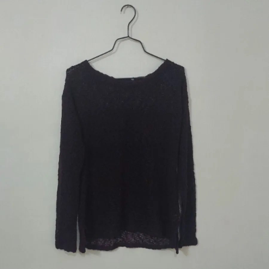 بلوز .شومیز بافت زرشکی