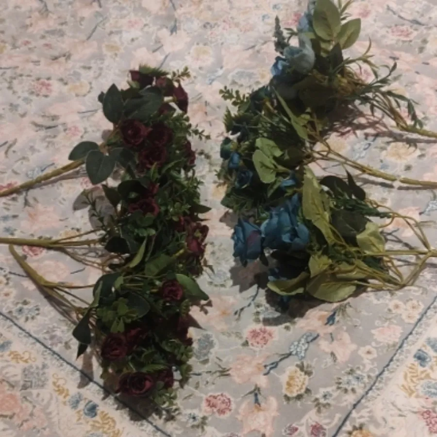 شش شاخه گل مصنوعی درحدنو