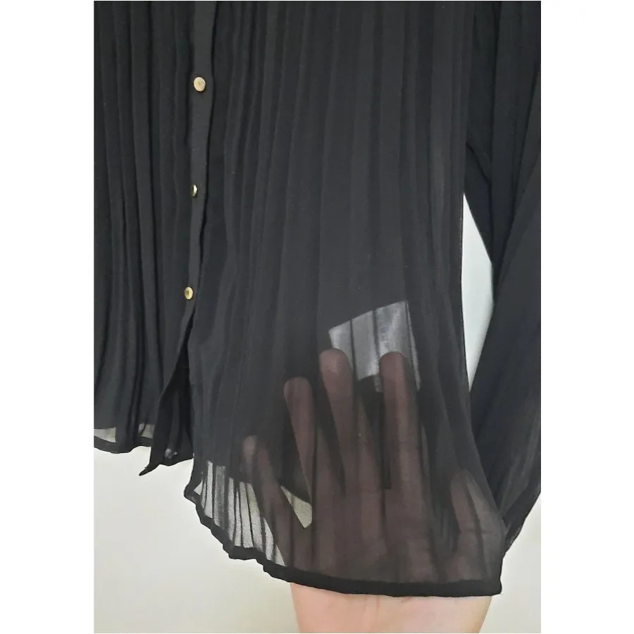 شومیز حریر پیلیسه Yessica