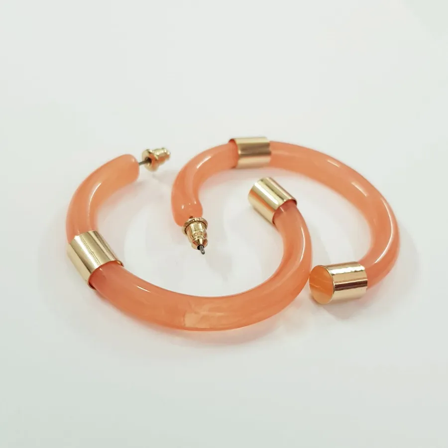 گوشواره رزین حلقه ای