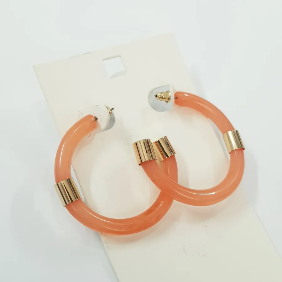 گوشواره رزین حلقه ای