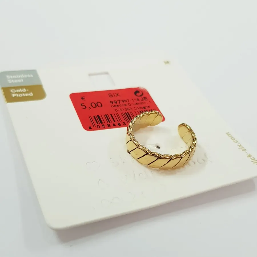 انگشتر استیل روکش طلا