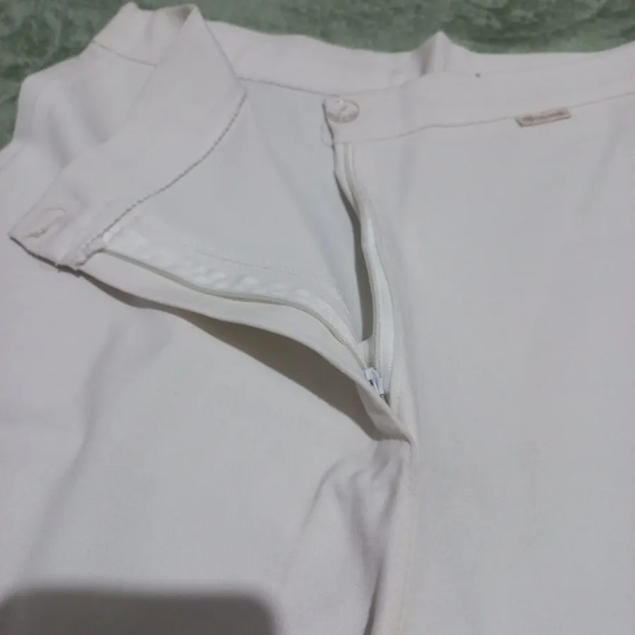 شلوار سفید پارچه ای