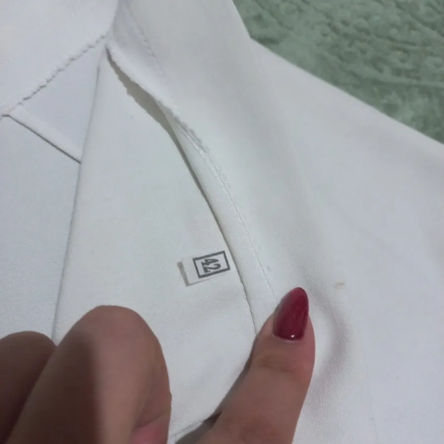 شلوار سفید پارچه ای