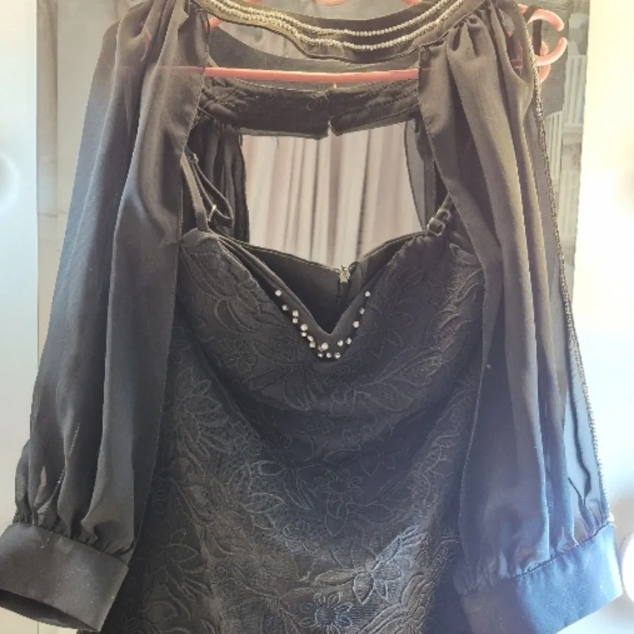 پیراهن شیک آستین یقه دار