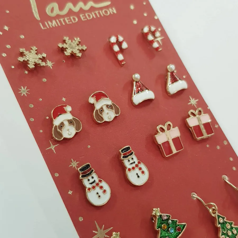 پک گوشواره میخی فانتزی