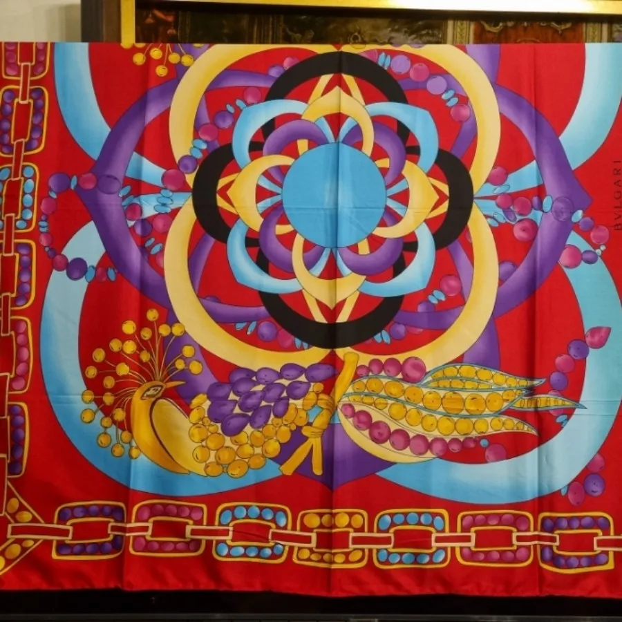 روسری ساتن ابریشم توییل