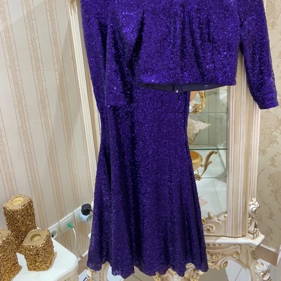 پیراهن مجلسی پولک دار