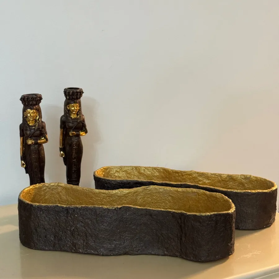 ست جاشمعی و ظروف زن مصری