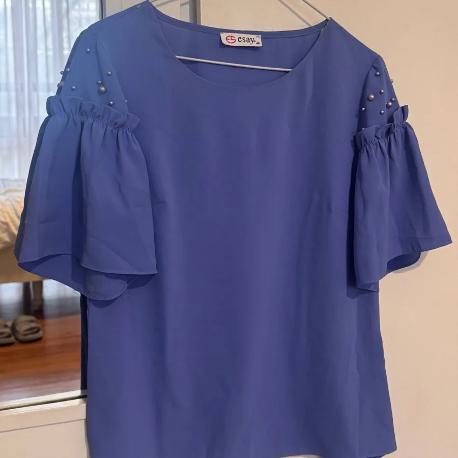 شومیز آستین مرواریدی