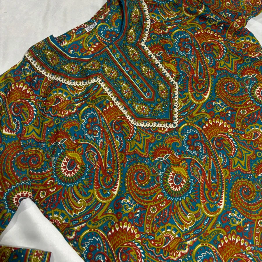 پیراهن هندی نگین کاری