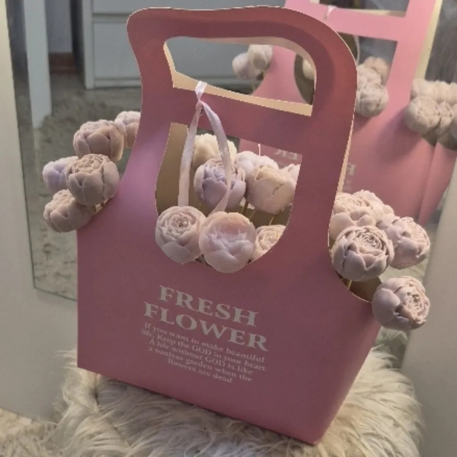 دسته گل شمع