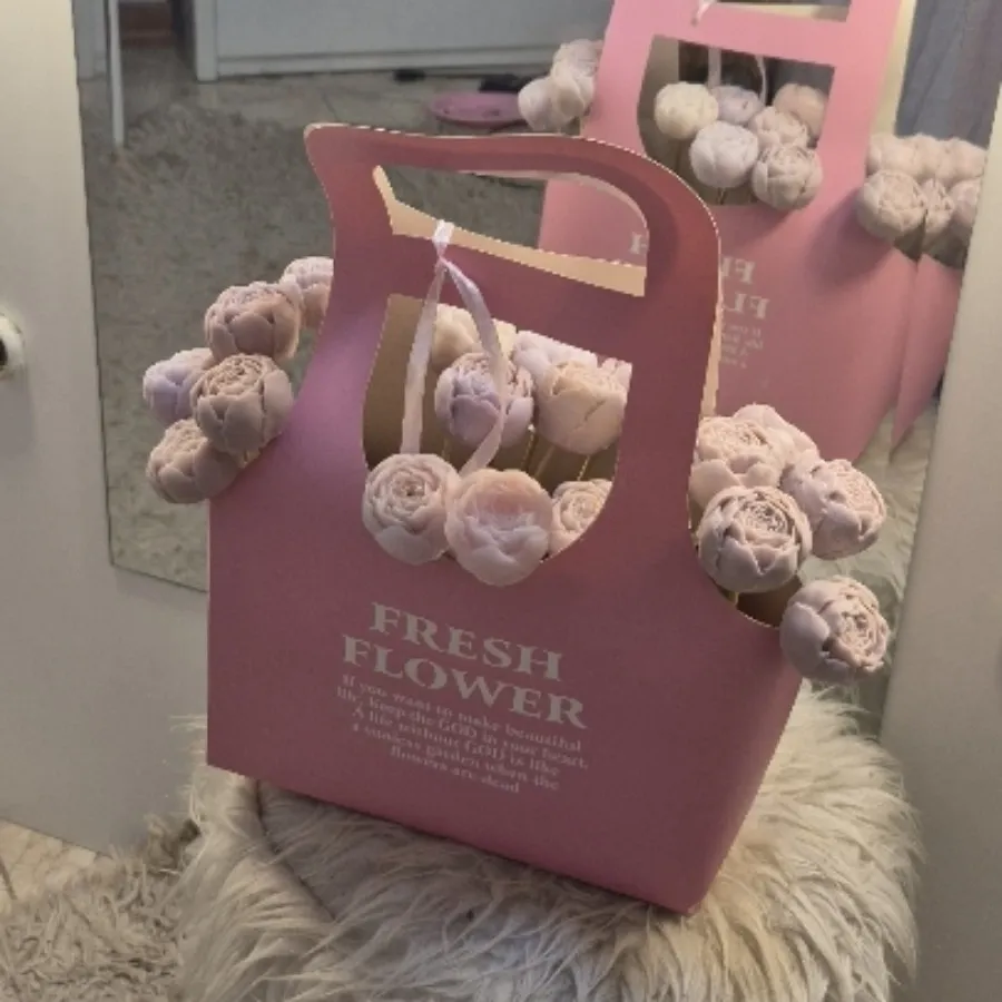 دسته گل شمع