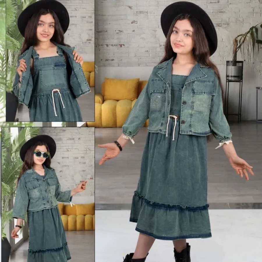 دو تیکه جین دخترانه