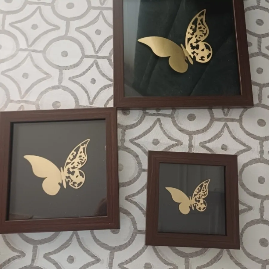 تابلو دیواری طرح پروانه