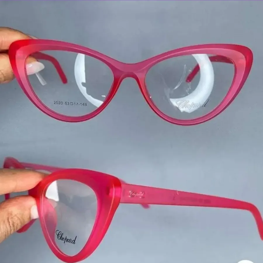 عینک صورتی مات گربهای