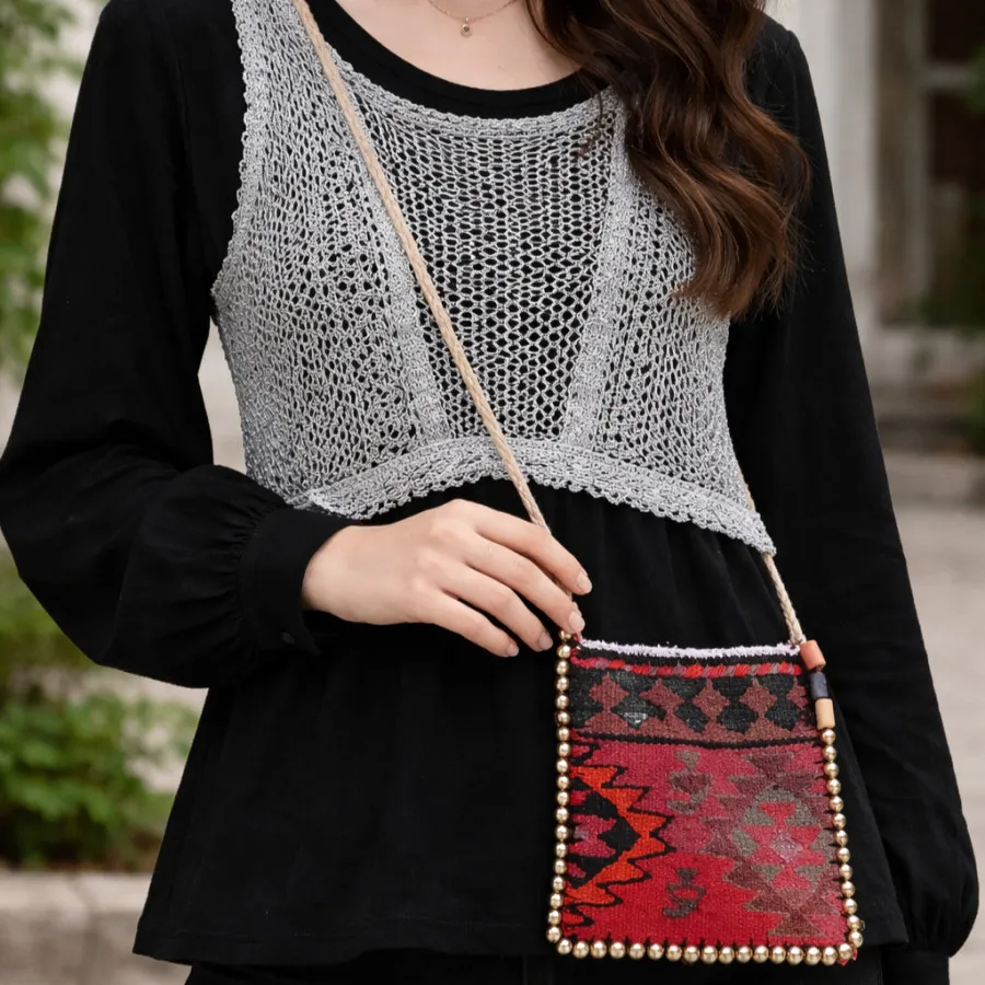 کیف دوشی گلیمی