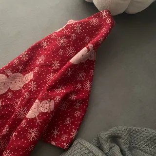 دستمال وینتیج آدم برفی