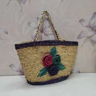 کیف حصیری خوشگل و کیوت