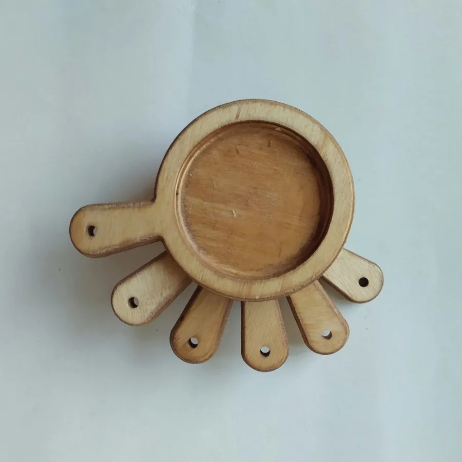 زیرلیوانی چوبی