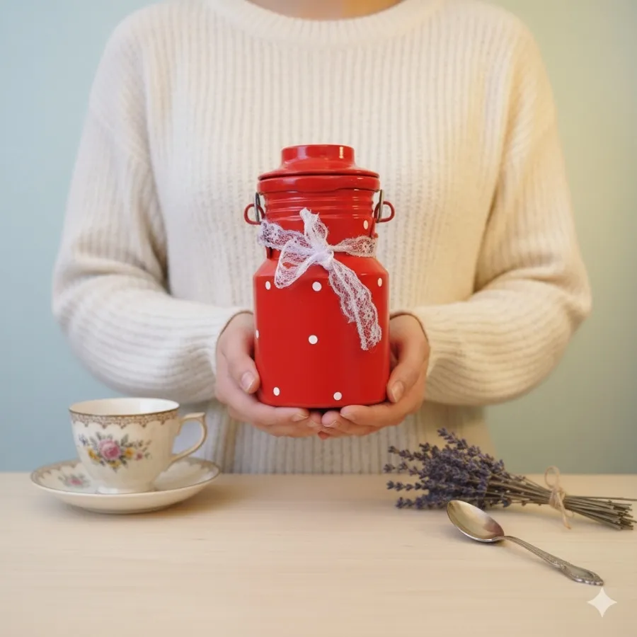 بانکه فلزی نیم کیلویی