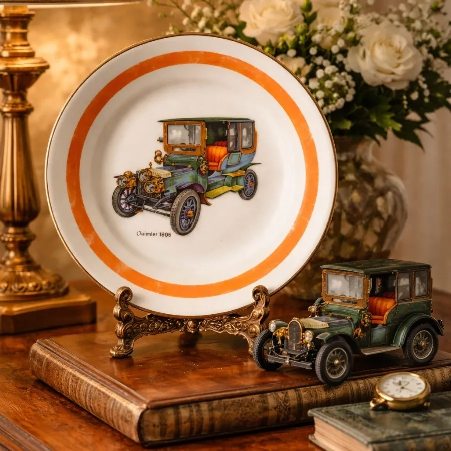 بشقاب طرح ماشین کلاسیک