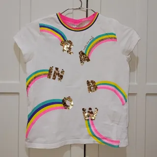 تیشرت رنگین کمال 7-9سال