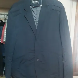 کت مردانه سرمه ای سایز XX