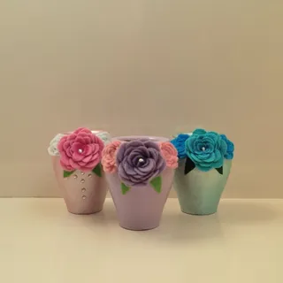 ست 3 عددی گلدان