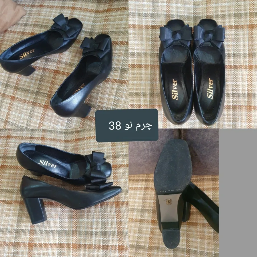 کفش مجلسی چرم زنانه 38