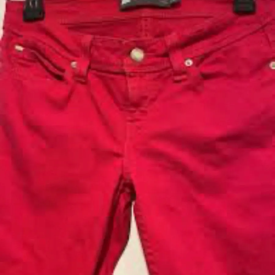 شلوار قرمز کتان لوپیلو