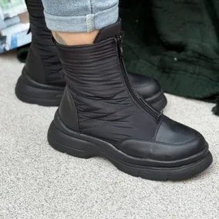 بوت کاپشنی زیپ دار