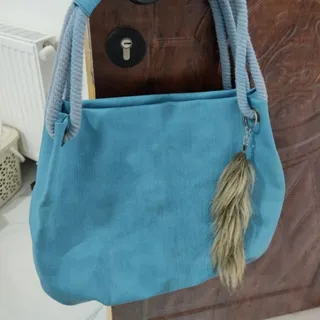 کیف شل آبی رنگ