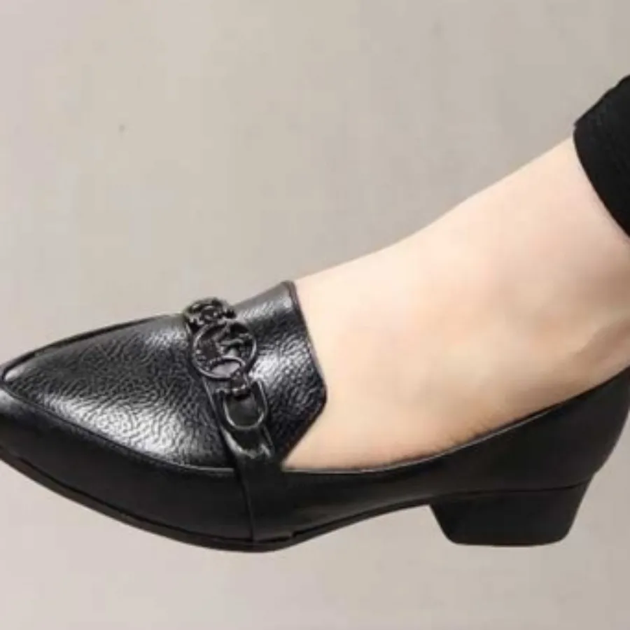 کفش کالج نو مشکی چرم